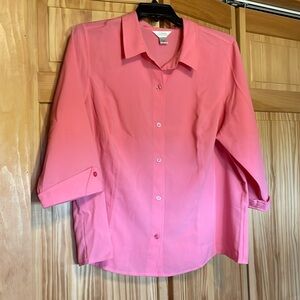 Peach colored blouse